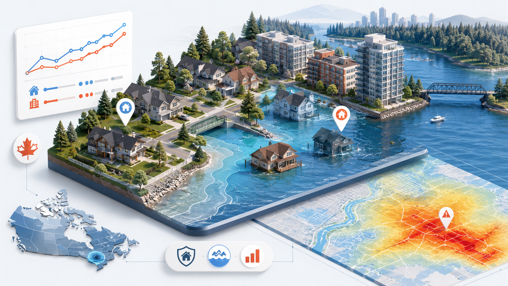 Flood risk and Canadian property values