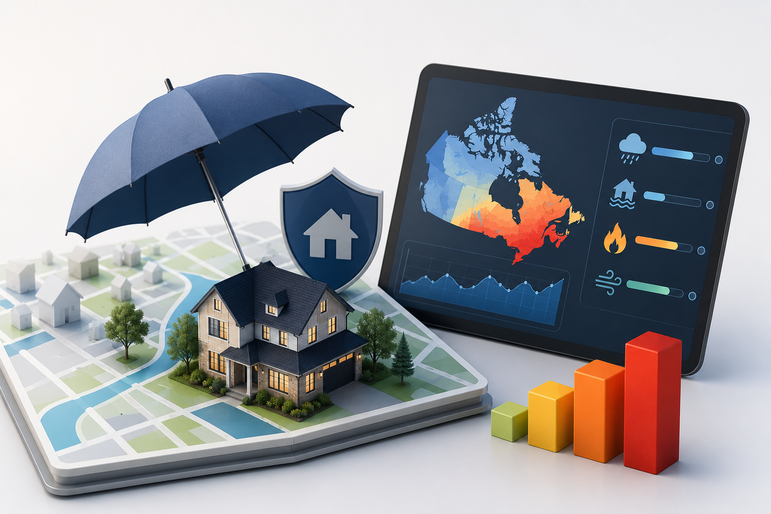 Location data and property risk for Canadian insurance underwriting