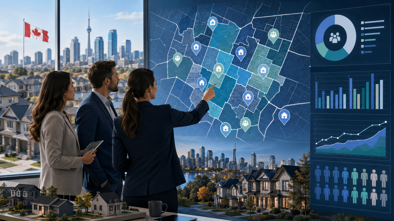 Using demographics data to win Canadian real estate clients